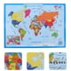 thumbnail image 4 of lámina de mapa del mundo resistente al desgaste, póster cognitivo para niños en edad preescolar (estilo aleatorio), 4 of 8