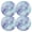 Blue, variant on Ryvnso Blue Purple Marble Round Plate Mats Dining Table Placemat Set of 4 for Holiday Decoration