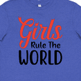thumbnail image 4 of Inktastic Girls Rule the World Youth T-Shirt, 4 of 5