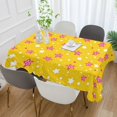 thumbnail image 2 of Yayeee Tablecloths 60" x 120" Rectangle Wrinkle Resistant Party Table Cover, Pink White Stars, 2 of 8