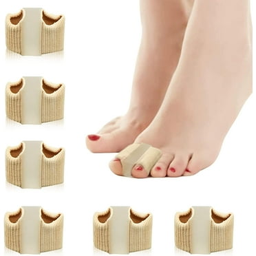 Scheam 4Pcs Toe Splint Broken Toe Brace Toe Straightener for Hammer Toe ...