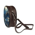 thumbnail image 3 of Lsque Golden Blue Mountains Pattern Shoulder Bag – Microfiber Leather Crossbody with Detachable Strap & Handle Ring, Waterproof & Durable, Elegant Everyday Carry, 3 of 5