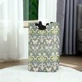 thumbnail image 6 of Yayeee Freestanding Laundry Hamper with Handle Collapsible Large Storage Basket for Clothes, Beige Floral, 6 of 7