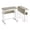 Gray, variant on Ktaxon Wood Folding Computer Desk Office Laptop PC Work Table Home Drawer & Keyboard Tray, Brown