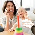 thumbnail image 4 of Kids Mobile Phone Toy, Electronic Learning Smartphone Toy, Interactive Educational Cell Phone Toys, 4 of 5