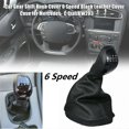 thumbnail image 2 of 6 Speed Gear Shift Knob Leather Cover Case for Mercedes-Benz C Class, 2 of 5
