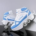 thumbnail image 5 of Unisex Roller Skate Shoes - Sneakers - Roller Shoes 2-in-1 Suitable for Outdoor Sports Skating Invisible Roller Skates for Boys Girls, 5 of 12