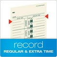 thumbnail image 3 of TOPS 1259 3.5 in. x 9 in. 1-Side Time Clock Cards Replacement for M-33 (500/Box), 3 of 6
