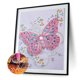 thumbnail image 1 of Cuadros Decorativos Taladro de forma especial parcial Pintura Diamante Mariposa Art Decor (YXC014) Tmvgtek embutido en tela, 1 of 6