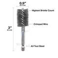 thumbnail image 2 of Wicked Professional ID Copper Pipe Cleaner Wire Bore Replacement Brushes - 2 ea (3/4"), 2 of 6