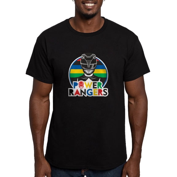 CafePress - Power Rangers Black Ranger Men's Classic T Shirt - Men's Fitted T-Shirt