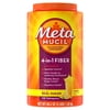 Metamucil 4-in-1 Psyllium Fiber Supplement, Real Sugar Orange,130Tbsp