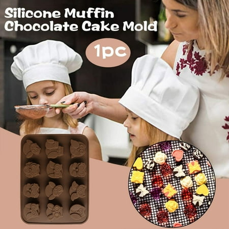 

Yedhsi Wholesale Cake Decorating Supplies 12 Holes Animal Pattern Silicone Chocolate Mold DIY Creative Baking Mold Cake Mold