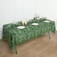 thumbnail image 5 of Efavormart Tropical Leaf Plastic Rectangle Tablecloth, Waterproof Disposable PVC Tablecloth - 54"x108", 5 of 11