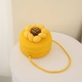 thumbnail image 4 of Bolso Hombro Paja Girasol para Bolso Mano Dulce Verano para Niña (amarillo), 4 of 9
