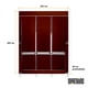 thumbnail image 3 of Armario Closet Organizador Armable Mediano 3 Secciones Largo 125cm Marron 165*125*45cm Marthing Ropero Multifuncional Gran Capacidad, Mudanzas y Espacios Temporales Armario Portatil Facil Armado, 3 of 11