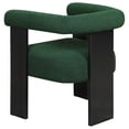 thumbnail image 6 of Coaster Ramona Fabric Upholstered Accent Side Chair Green and Black, 6 of 13