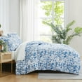 thumbnail image 5 of Southshore Fine Living, Inc. Rhythm Collection Oversized Duvet Cover Queen Bedding Set, Printed Duvet Cover Set 3-Piece with Two Matching Shams, Blue, Full/Queen, 5 of 9