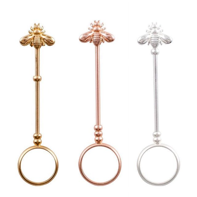 3pcs Stylish Lady Cigarette Holder Ring Protect Your Finger Smoking Coin Purse Ring for Men and Women