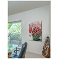 thumbnail image 5 of "Wool Flowers 2" Painting Print on Wrapped Canvas, 5 of 7