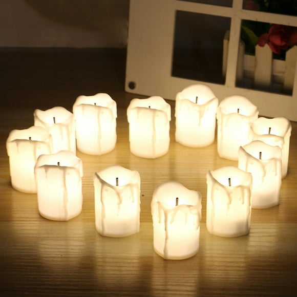 Cheers 5Pcs Simulation LED Flameless Electronic Candle Table Light Party Decoration