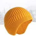 thumbnail image 5 of D-GROEE Winter Knit Beanie Hats for Women Men Stretchy Soft No Brim Anti-shrink Ski Cap Warm Hat, 5 of 8