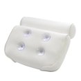 thumbnail image 2 of Baignoire Tête Cou Soutien Oreiller Respirant 3D Maille Tissu Bain Appui-Tête Coussin avec Ventouses Tasses, 2 of 10