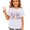 T10-White, variant on Ulitacool Girl Tops Round Neck Graphic Prints Short Sleeve Tee 3-4 Years Sky Blue