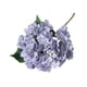 thumbnail image 5 of Arreglo floral de hortensias artificiales de tela de seda de 17,7 pulgadas con hojas verdes. Gris, 5 of 9