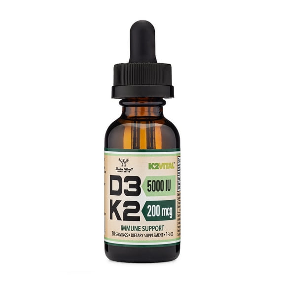 Vitamin D3 L2 Liquid - 30 servings 5000 IU D3, 200 mcg K2