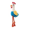 thumbnail image 2 of Juguete interactivo de tira y afloja con forma de gallo para perros, con sonidos y cuerda de algodón, ideal para Pascua. Juguete de peluche para perros y gatos., 2 of 6