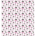 thumbnail image 3 of Ambesonne Peony Duvet Cover Sets, Romantic Pinkish Flowers Art, 2-King, Pale Pink Charcoal Grey, 3 of 7