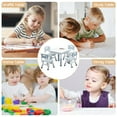 thumbnail image 4 of Height Adjustable Toddler Table and 4 Chairs Set with Graffiti Desktop, Kids Table and Chairs Set with Storage, Non-Slip Legs, Kids Activity Table for Home, 4 of 8