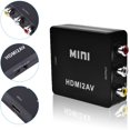 thumbnail image 4 of Digital HDMI to RCA Composite Video Audio AV CVBS Adapter Converter 720p/1080p (Color : Black), 4 of 7