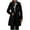 Black, variant on BXJX Long Puffer Coat for Women- Hooded Fashion Winter Coats Deep Pockets Cotton-padded Jacket Black Size 2XL