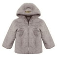 thumbnail image 3 of Alvivi Kids Girls Fleece Jacket Coat Full Zip Hoodie Sweater Warm Outerwear 6-14 Grey 12, 3 of 5