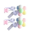 thumbnail image 2 of CIMAXIC Party 2pcs Creative Clay Balloons Car Ornament Adorable Auto Interior Decoration Party Home Desktop Layout,4.65"X2.17"X2.17", 2 of 4