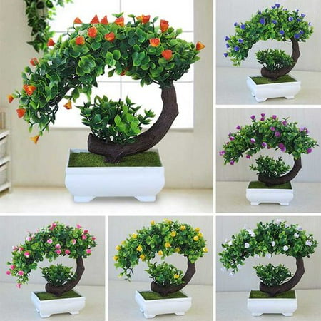 PWFE 1 Pcs Small Fake Plants Artificial Flower Zen Bonsai Plant Tree for Home Office Indoor Desk Decor - Walmart.com - Walmart.com PWFE 1 Pcs Small Fake Plants Artificial Flower Zen Bonsai Plant Tree for Home Office Indoor Desk Decor - Walmart.com - Walmart.com
