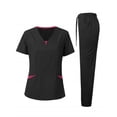 thumbnail image 2 of European and American Cross - Border Women's Scrub Sets for Operating Rooms - Ideal for Nurses, Oral Care Workers, 2 of 7