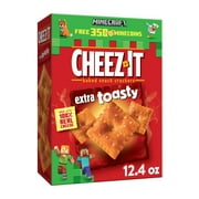 Cheez-It Extra Toasty Cheese Crackers, Baked Snack Crackers, 12.4 oz