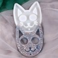 thumbnail image 3 of Molde de silicona con forma de gato colgante molde de resina epoxi DIY accesorios de joyería artesanales hechos a mano, 3 of 8