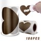 thumbnail image 3 of 100Pcs Glitter Heart Stickers Labels,crafts Decorative Stickers for Wedding Anniversaries,Card Envelope ,Birthday PartyDecoration dorado, 3 of 10