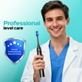 thumbnail image 4 of COSLUS CX30 Electric Toothbrush for Kids & Adults,5 Modes 3 Intensity Levels for Sensitive Teeth & Braces,2 Types of Brush Heads for Home Black, 4 of 12