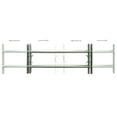 thumbnail image 3 of vidaXL Adjustable Security Grilles for Windows 2 pcs 39.4"-59.1", 3 of 5