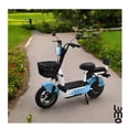 thumbnail image 3 of Bicimoto Bicicleta Electrica Adultos 2 Asientos 650w Urbana Azul, 3 of 7