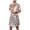 Blue, variant on Men's Short Sleeve Robe Summer Knee Length House Bathrobe Pjs Satin Soft Silky Comfy Fall Spring Thin Black X-Small