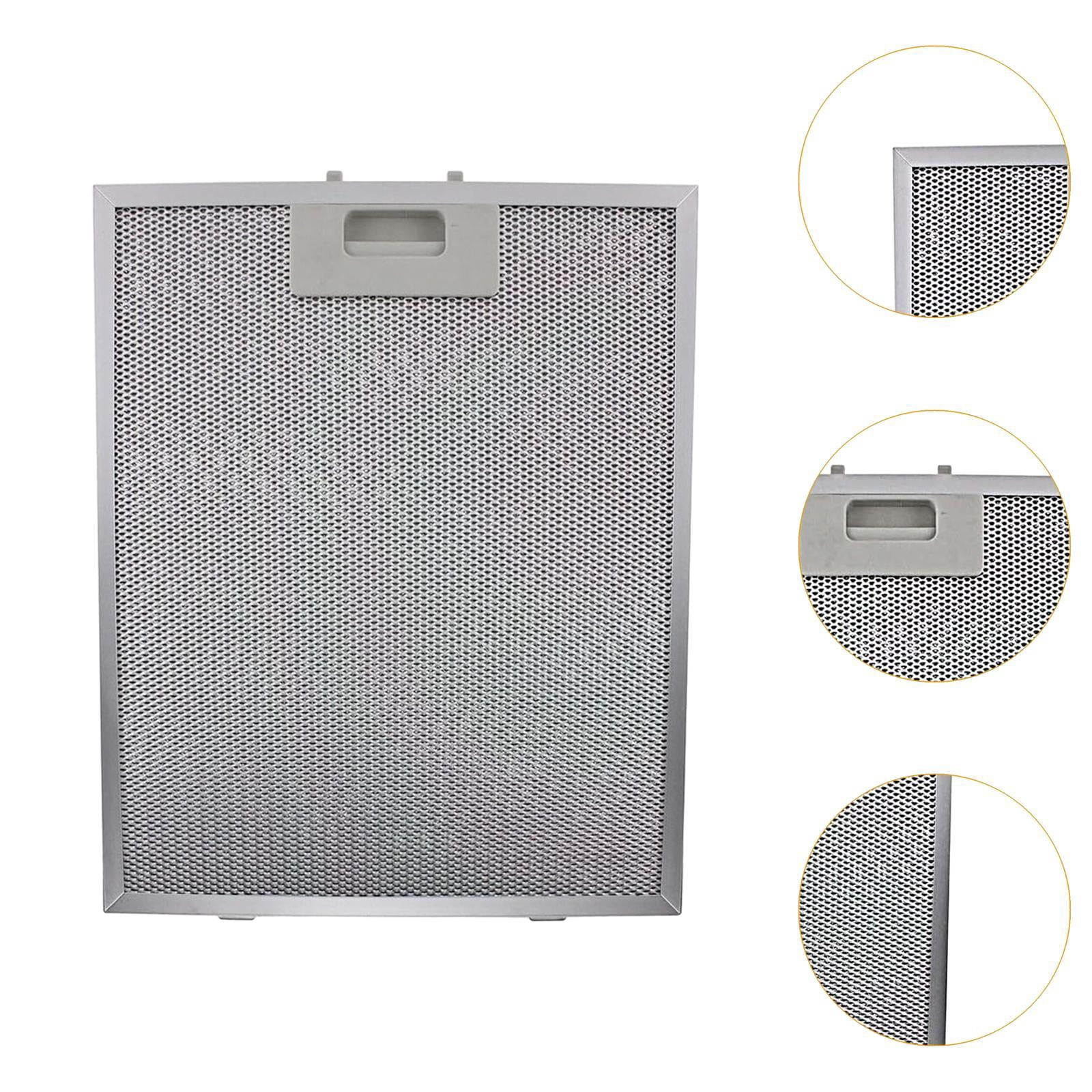 2 Pieces Range Hood Filters Grease Filter Kitchen Oil Filters Reusable Aluminum Mesh for Home Restaurant Kitchens