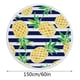 thumbnail image 2 of Xihbxyly Toalla de Playa Redonda de Microfibra, Diseño Colorido, Ligera, Resistente a La Arena, de Secado Rápido, Versátil, Ideal para Picnic, Yoga, 152 Cm, Ideal para Todas Las Edades., 2 of 6