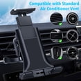 thumbnail image 6 of Universal Car Mount Air Vent Tablet Phone Holder 360°Rotate For 4-12" iPad Stand, 6 of 9