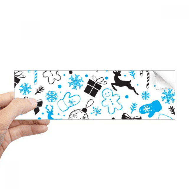 mas Flocon de Neige Elk Festival Rectangle Autocollant Carnet Fenêtre Autocollant